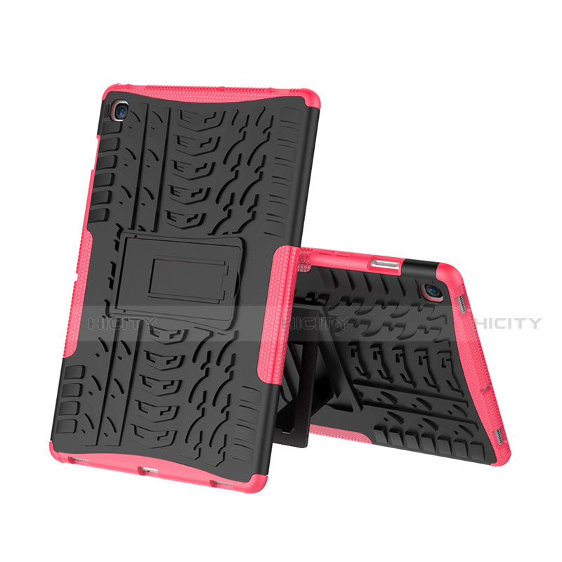 Custodia Silicone e Plastica Opaca Cover con Supporto A01 per Samsung Galaxy Tab S5e 4G 10.5 SM-T725