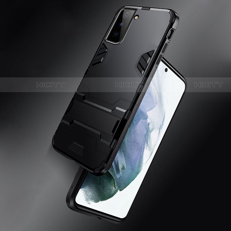 Custodia Silicone e Plastica Opaca Cover con Supporto A05 per Samsung Galaxy S23 Plus 5G