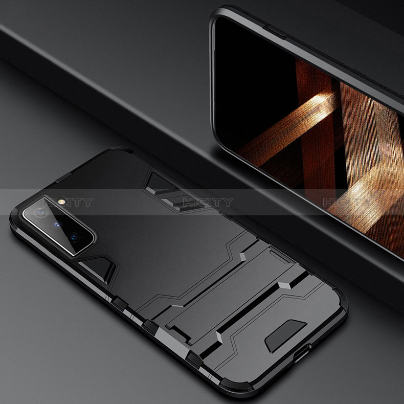 Custodia Silicone e Plastica Opaca Cover con Supporto A05 per Samsung Galaxy S24 Plus 5G