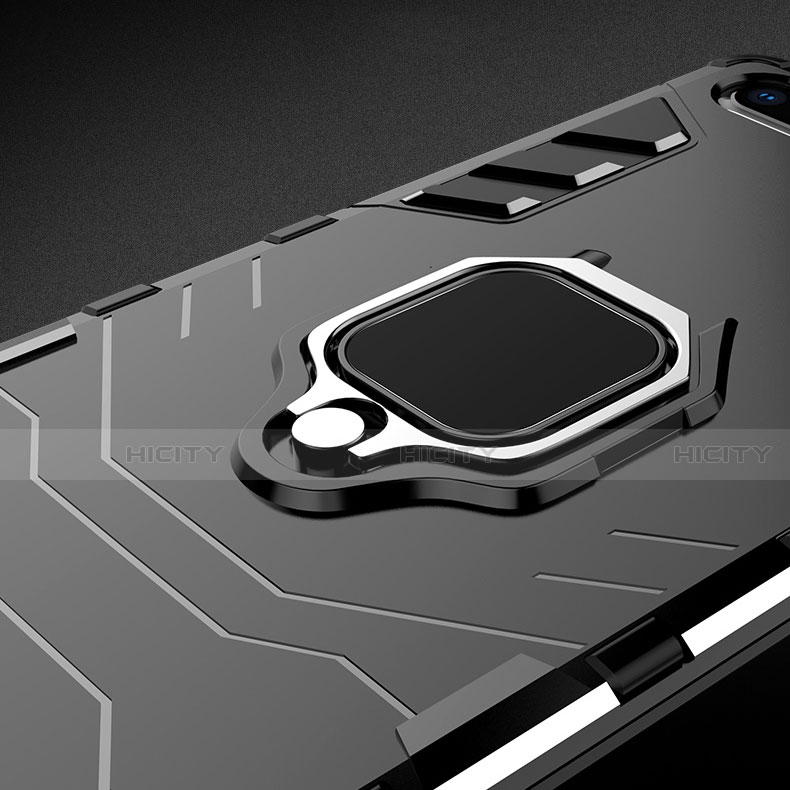 Custodia Silicone e Plastica Opaca Cover con Supporto A06 per Apple iPhone 13 Pro