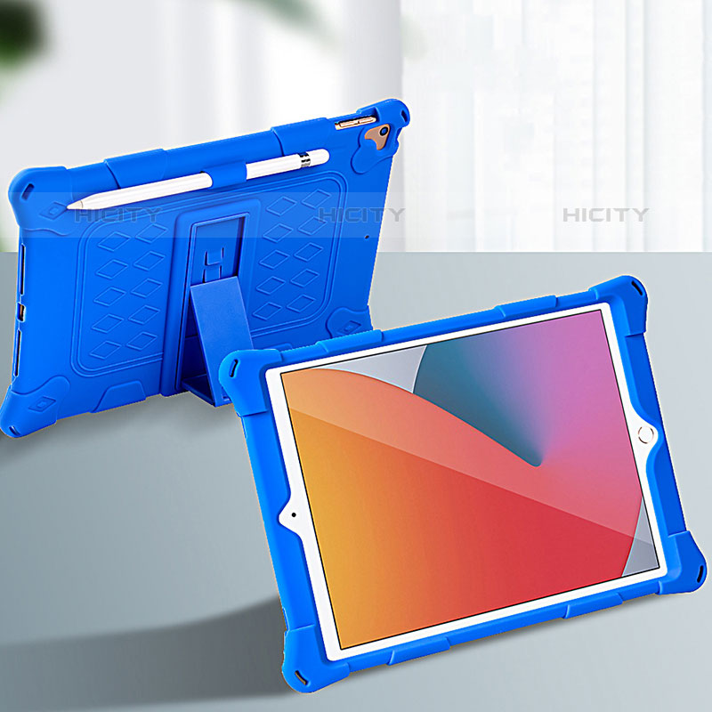 Custodia Silicone e Plastica Opaca Cover con Supporto H01 per Apple iPad 10.2 (2020)