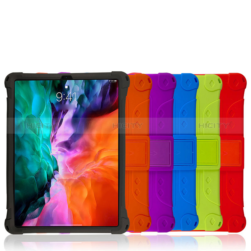 Custodia Silicone e Plastica Opaca Cover con Supporto H01 per Apple iPad Pro 11 (2020)