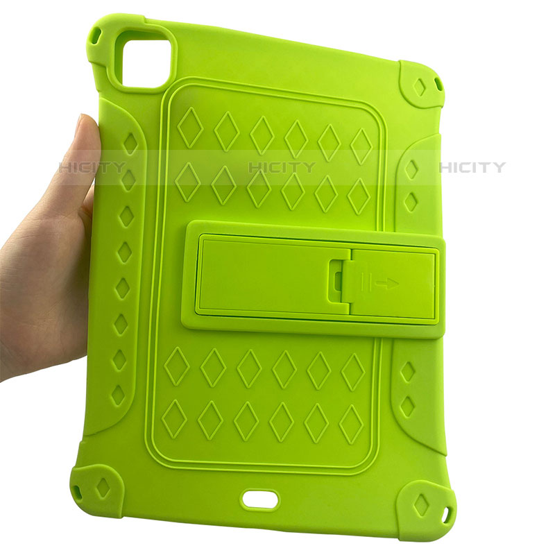 Custodia Silicone e Plastica Opaca Cover con Supporto H01 per Apple iPad Pro 11 (2021)
