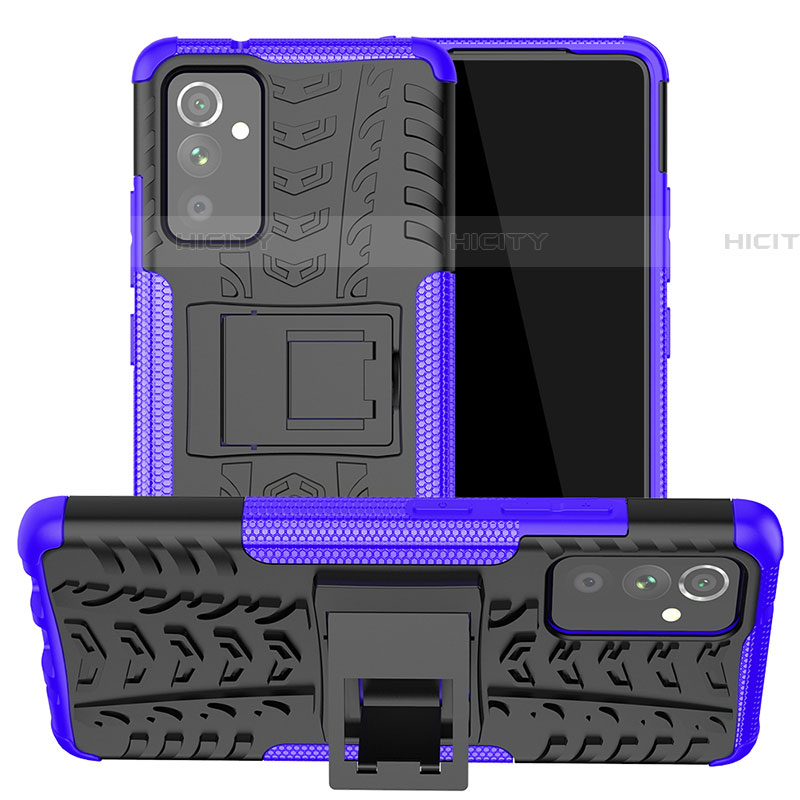 Custodia Silicone e Plastica Opaca Cover con Supporto J01X per Samsung Galaxy F54 5G