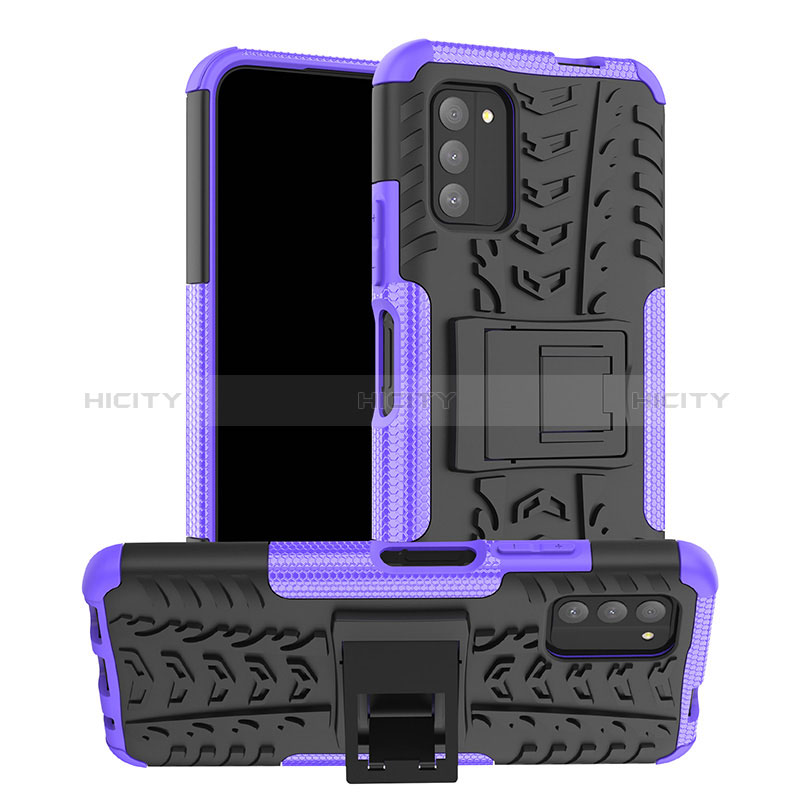 Custodia Silicone e Plastica Opaca Cover con Supporto JX1 per Nokia G100