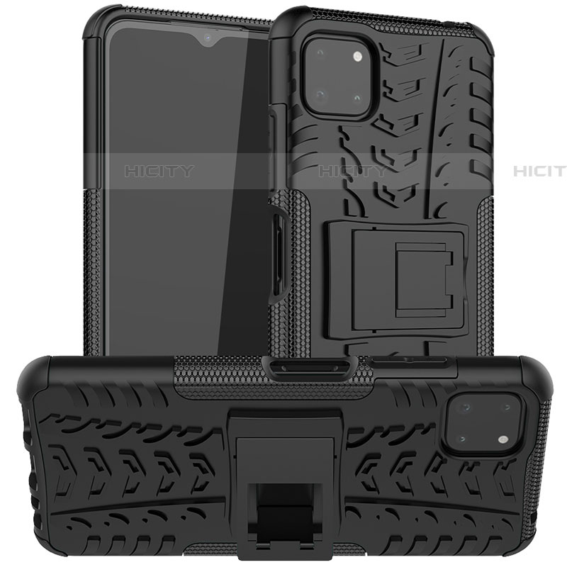 Custodia Silicone e Plastica Opaca Cover con Supporto JX1 per Samsung Galaxy F42 5G