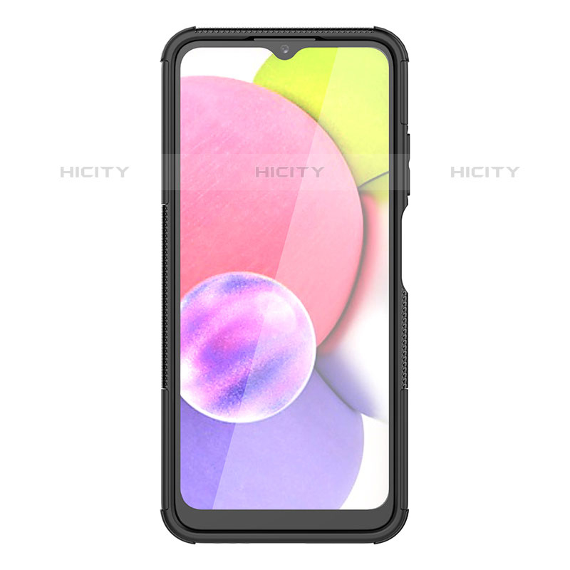 Custodia Silicone e Plastica Opaca Cover con Supporto JX1 per Samsung Galaxy M02s