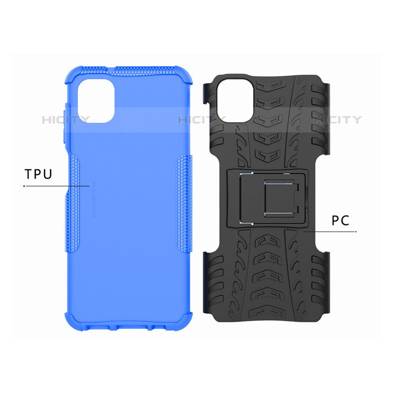 Custodia Silicone e Plastica Opaca Cover con Supporto JX1 per Samsung Galaxy M13 5G