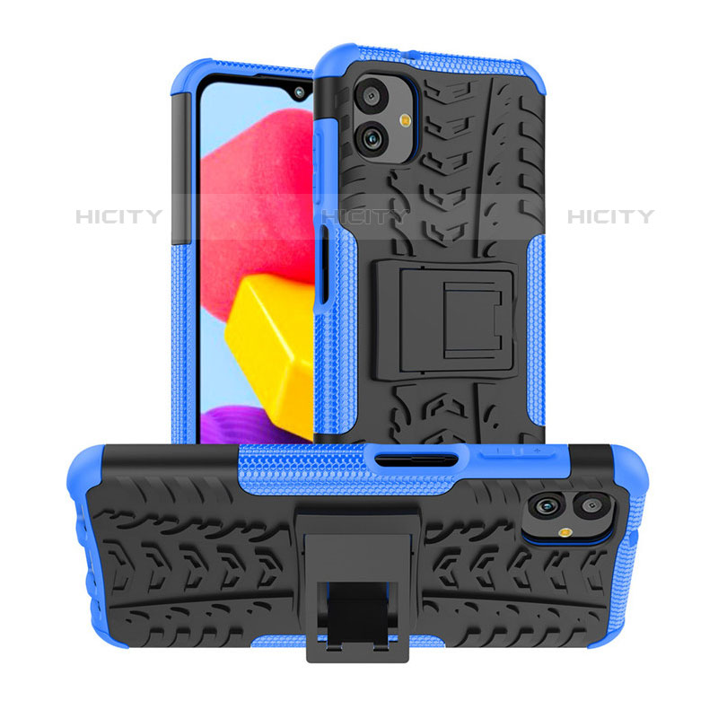 Custodia Silicone e Plastica Opaca Cover con Supporto JX1 per Samsung Galaxy M13 5G