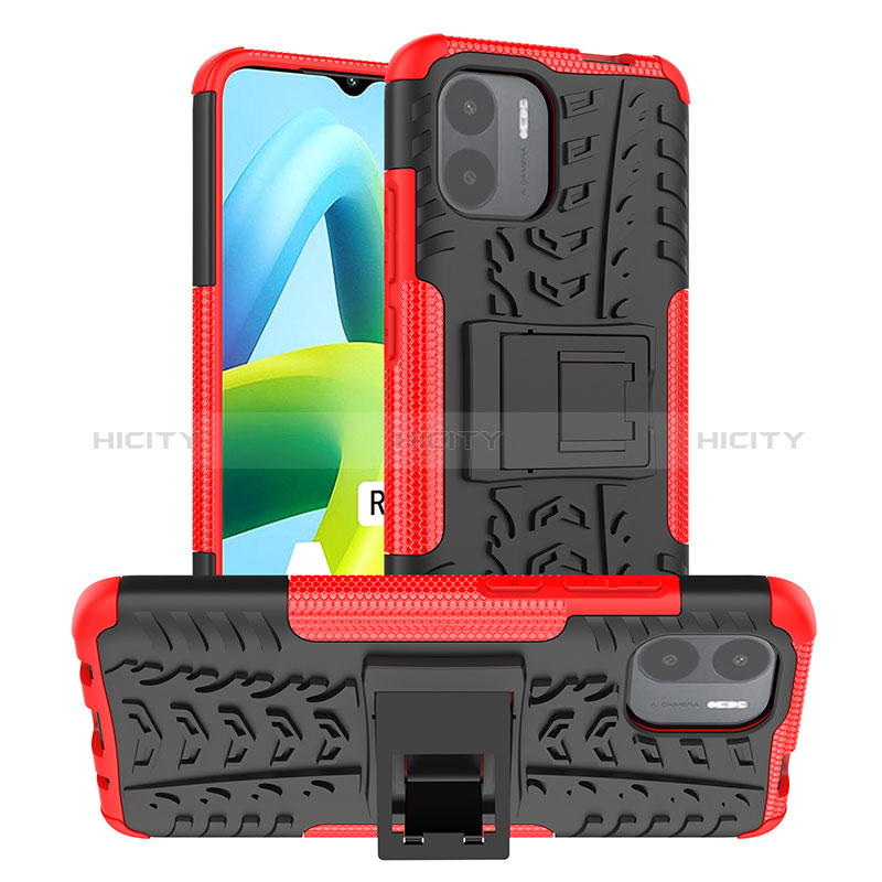 Custodia Silicone e Plastica Opaca Cover con Supporto JX1 per Xiaomi Redmi A2
