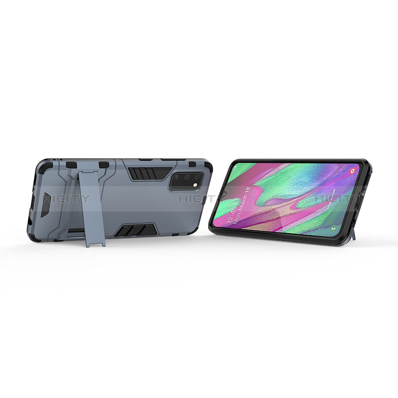 Custodia Silicone e Plastica Opaca Cover con Supporto KC1 per Samsung Galaxy A41