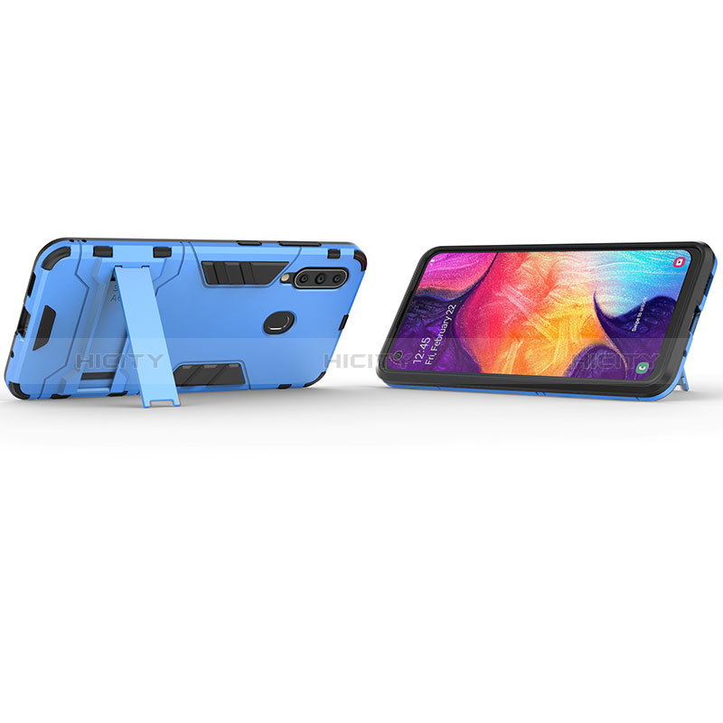 Custodia Silicone e Plastica Opaca Cover con Supporto KC1 per Samsung Galaxy M40