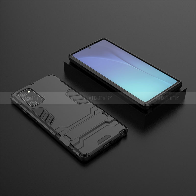 Custodia Silicone e Plastica Opaca Cover con Supporto KC1 per Samsung Galaxy Note 20 5G