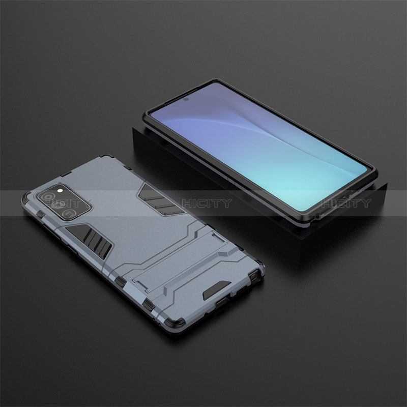 Custodia Silicone e Plastica Opaca Cover con Supporto KC1 per Samsung Galaxy Note 20 5G