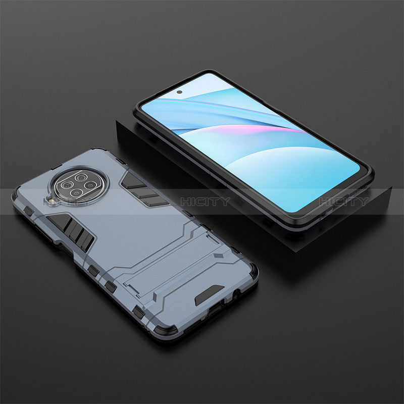 Custodia Silicone e Plastica Opaca Cover con Supporto KC1 per Xiaomi Mi 10i 5G