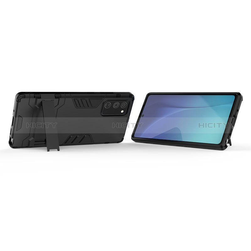 Custodia Silicone e Plastica Opaca Cover con Supporto KC3 per Samsung Galaxy Note 20 5G