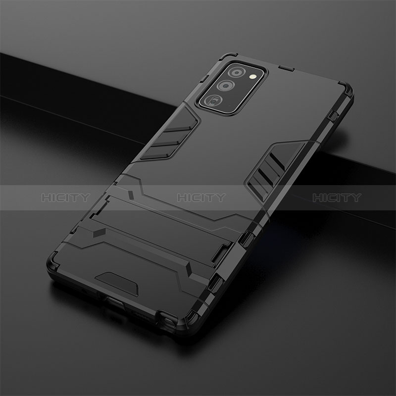 Custodia Silicone e Plastica Opaca Cover con Supporto KC3 per Samsung Galaxy Note 20 5G