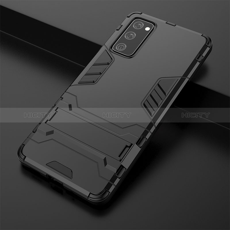 Custodia Silicone e Plastica Opaca Cover con Supporto KC3 per Samsung Galaxy S20 FE 5G