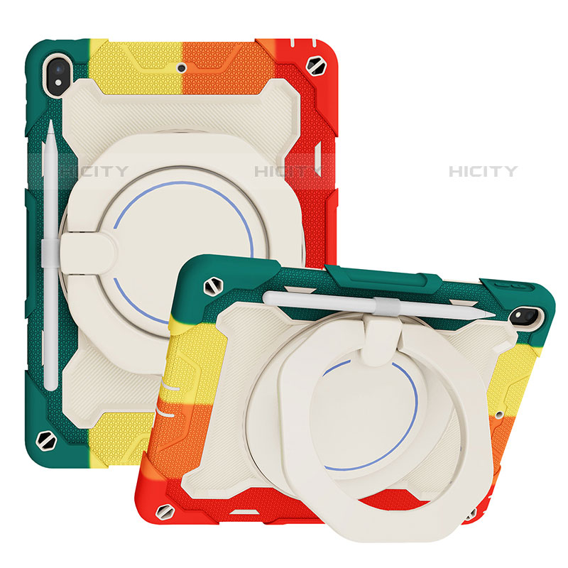 Custodia Silicone e Plastica Opaca Cover con Supporto L01 per Apple iPad Air 3