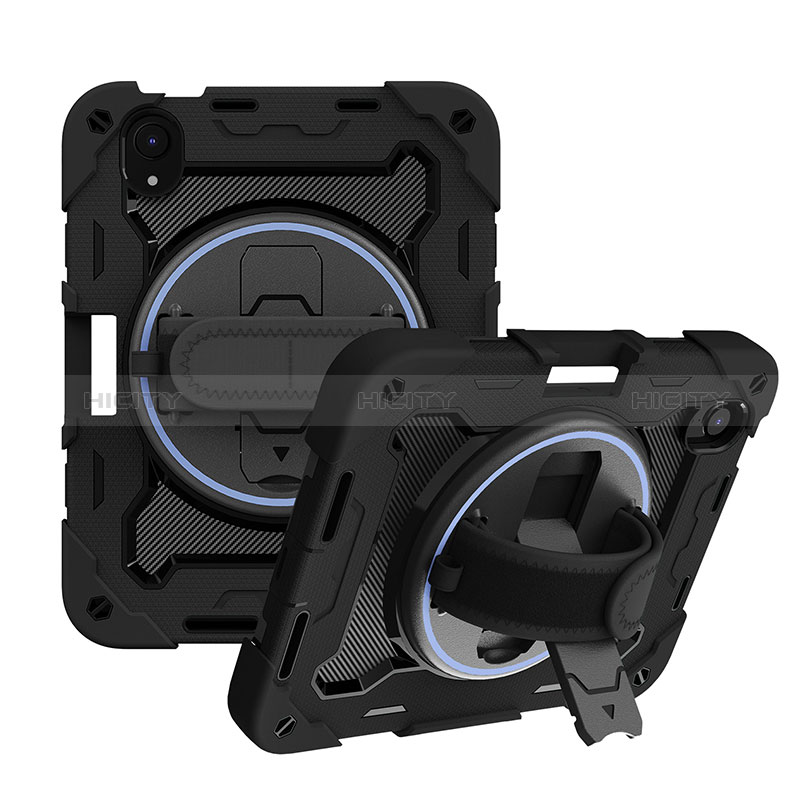 Custodia Silicone e Plastica Opaca Cover con Supporto L01 per Apple iPad Mini 6