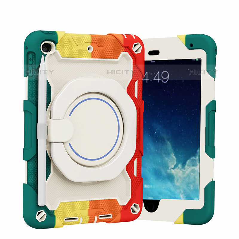 Custodia Silicone e Plastica Opaca Cover con Supporto L02 per Apple iPad Mini 5 (2019)