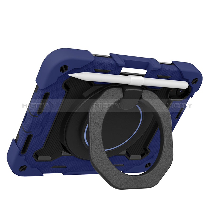 Custodia Silicone e Plastica Opaca Cover con Supporto L03 per Apple iPad Mini 6