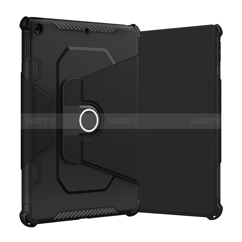 Custodia Silicone e Plastica Opaca Cover con Supporto L04 per Apple iPad 10.2 (2019)