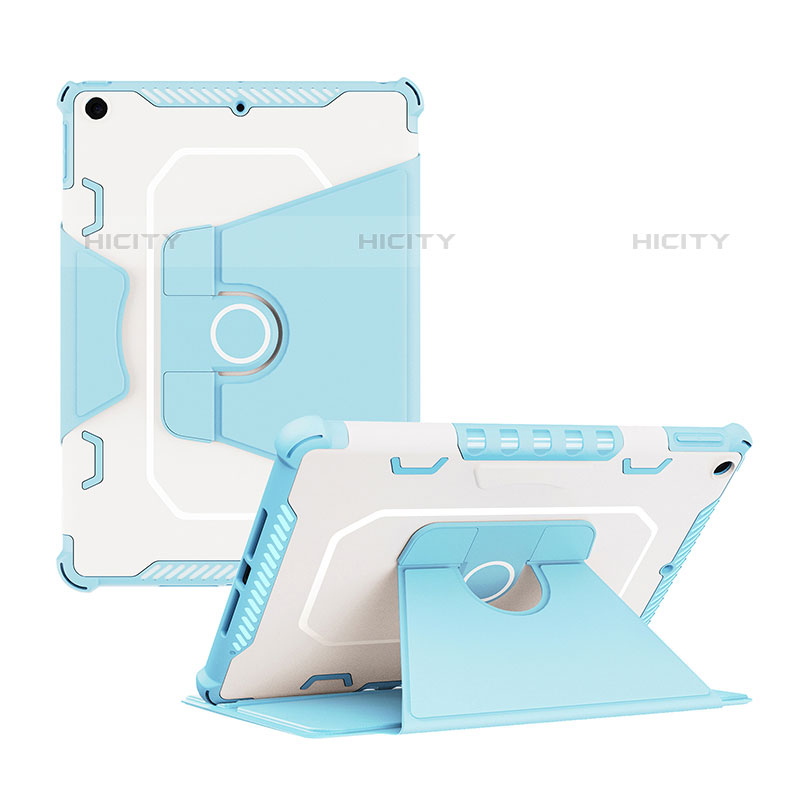 Custodia Silicone e Plastica Opaca Cover con Supporto L04 per Apple iPad 10.2 (2020)