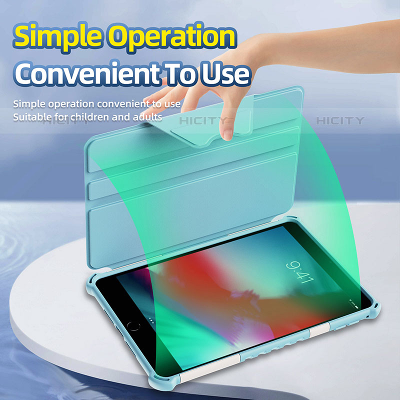 Custodia Silicone e Plastica Opaca Cover con Supporto L04 per Apple iPad Mini 5 (2019)