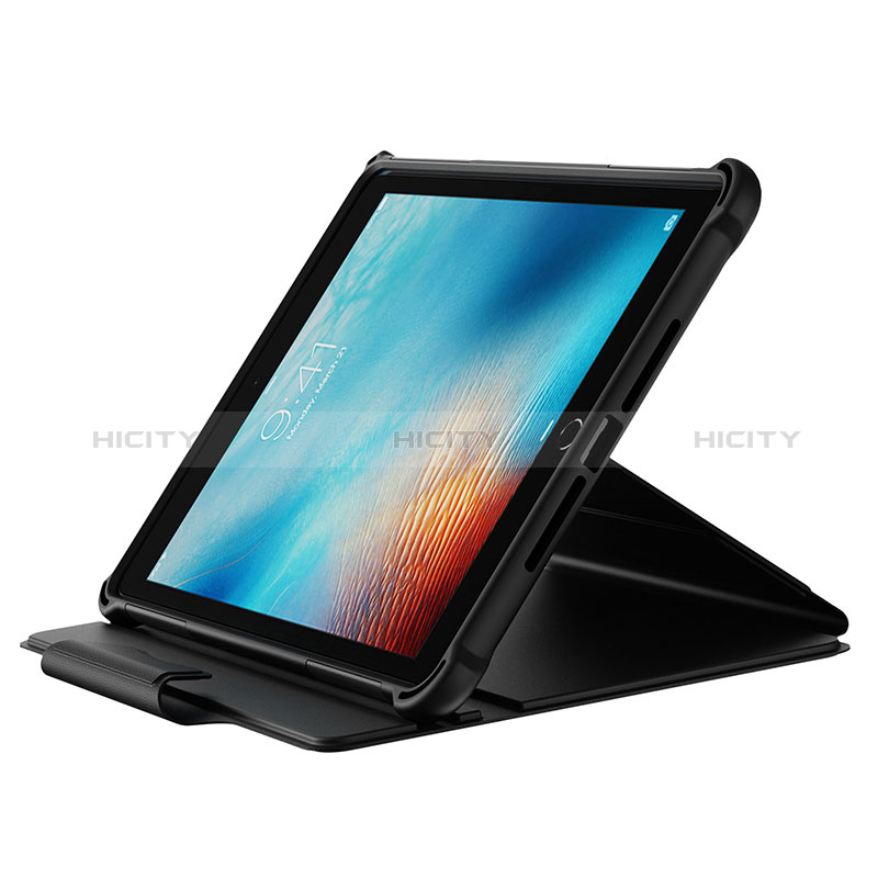 Custodia Silicone e Plastica Opaca Cover con Supporto L04 per Apple New iPad 9.7 (2017)