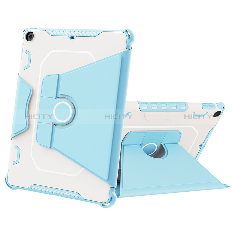 Custodia Silicone e Plastica Opaca Cover con Supporto L04 per Apple New iPad 9.7 (2018)