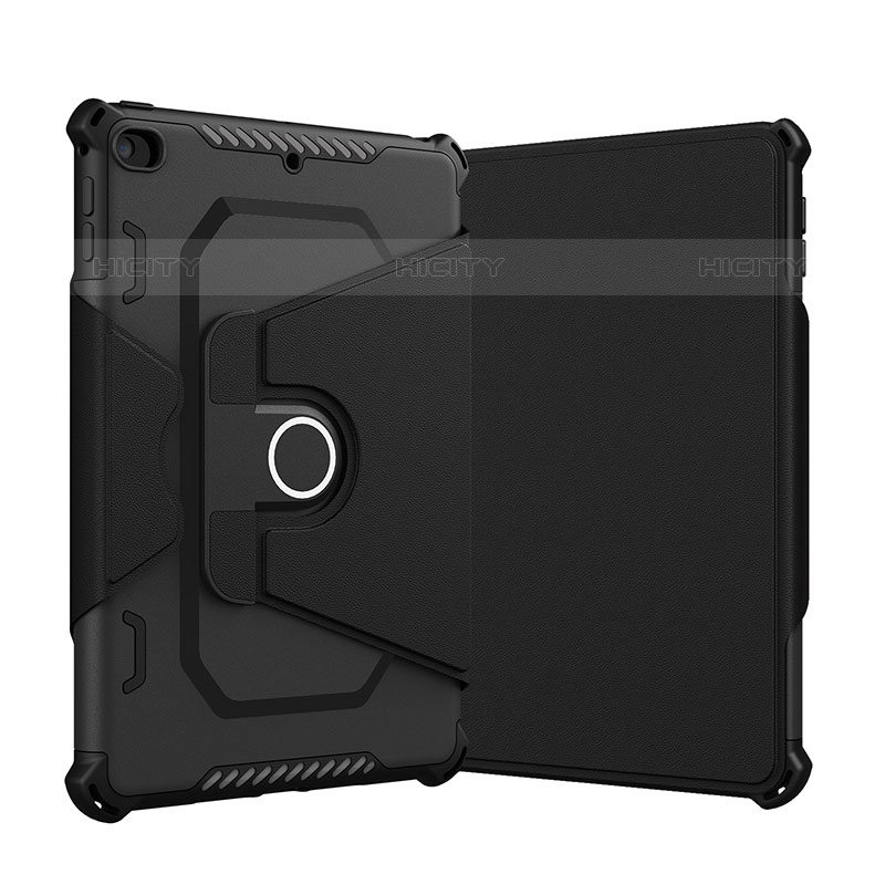 Custodia Silicone e Plastica Opaca Cover con Supporto L05 per Apple iPad Mini 5 (2019) Nero
