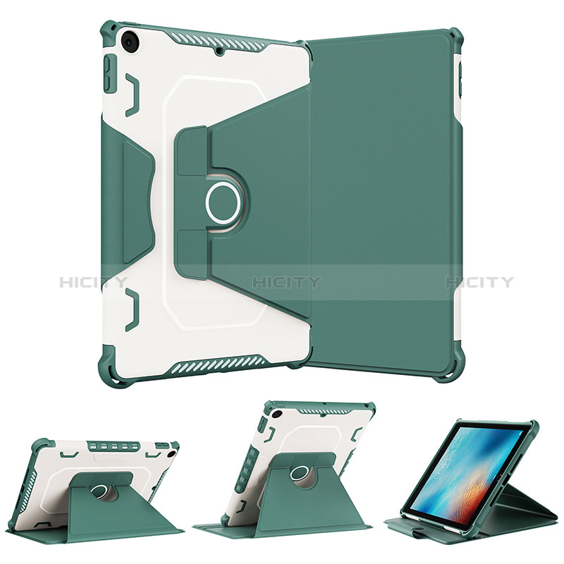 Custodia Silicone e Plastica Opaca Cover con Supporto L05 per Apple New iPad 9.7 (2017)