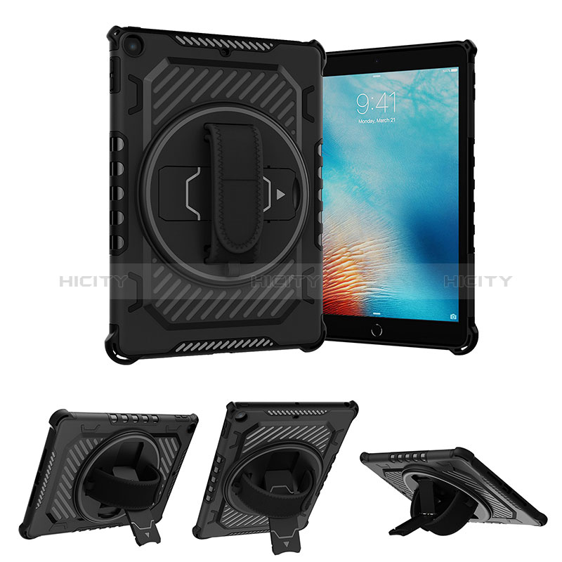 Custodia Silicone e Plastica Opaca Cover con Supporto L06 per Apple New iPad 9.7 (2018)