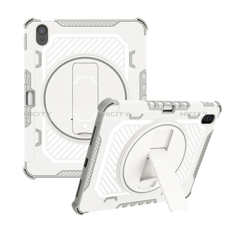 Custodia Silicone e Plastica Opaca Cover con Supporto L08 per Apple iPad 10.9 (2022)