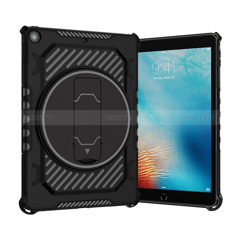 Custodia Silicone e Plastica Opaca Cover con Supporto L09 per Apple New iPad 9.7 (2018)