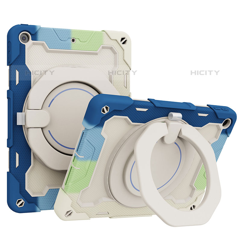 Custodia Silicone e Plastica Opaca Cover con Supporto L10 per Apple iPad 10.2 (2020)