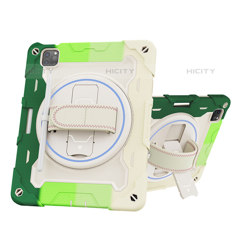 Custodia Silicone e Plastica Opaca Cover con Supporto L10 per Apple iPad Pro 11 (2020)