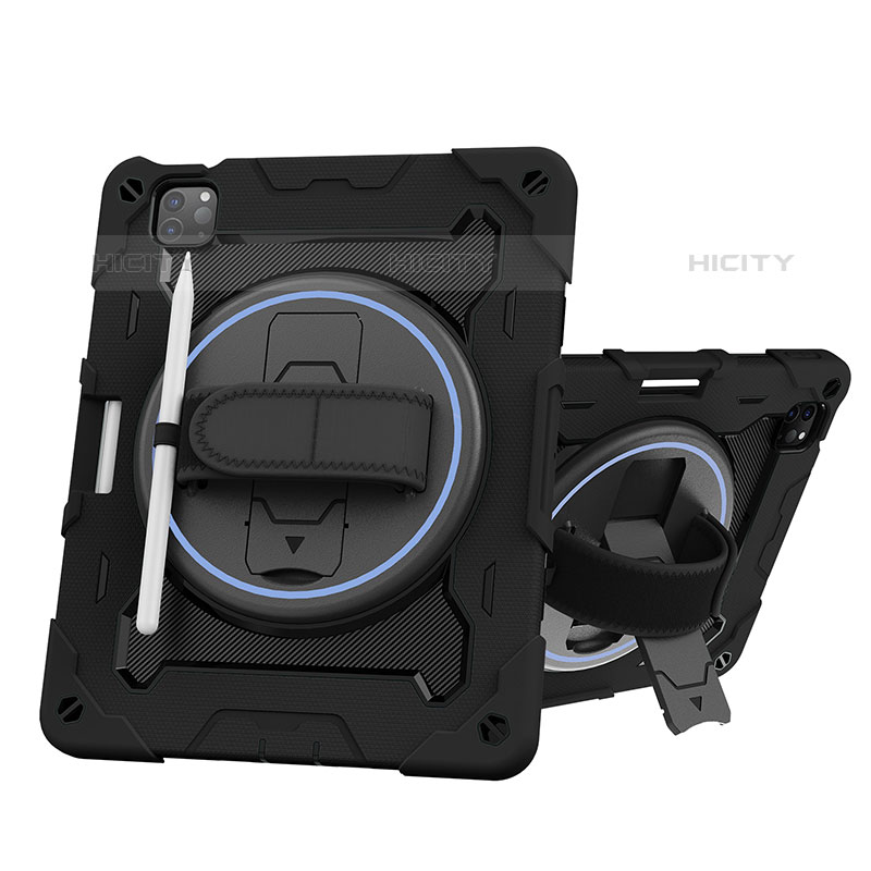 Custodia Silicone e Plastica Opaca Cover con Supporto L10 per Apple iPad Pro 11 (2020)
