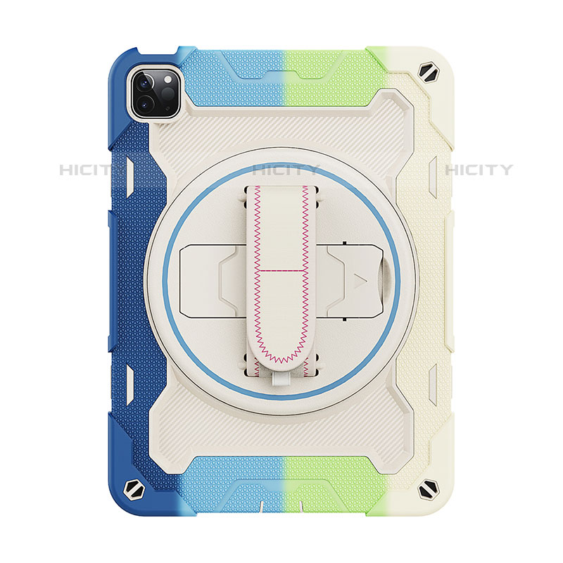 Custodia Silicone e Plastica Opaca Cover con Supporto L11 per Apple iPad Pro 11 (2020)