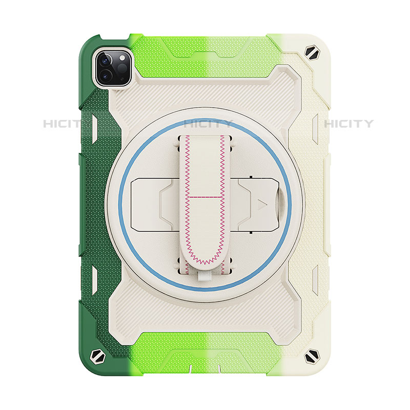 Custodia Silicone e Plastica Opaca Cover con Supporto L11 per Apple iPad Pro 11 (2020)
