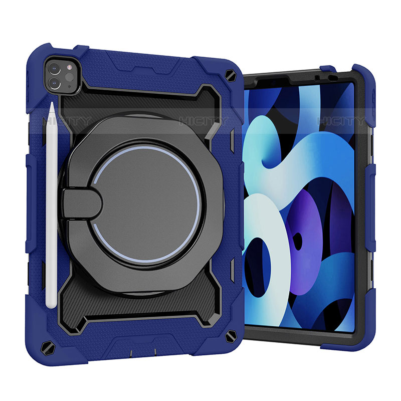 Custodia Silicone e Plastica Opaca Cover con Supporto L13 per Apple iPad Pro 11 (2020)