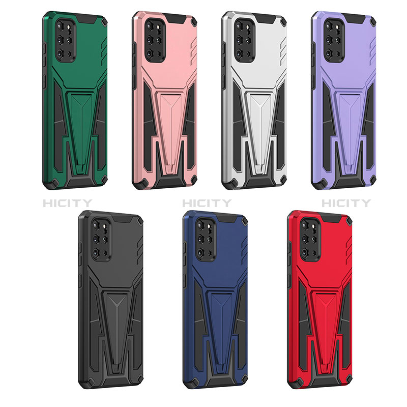 Custodia Silicone e Plastica Opaca Cover con Supporto MQ1 per Samsung Galaxy S20 Plus 5G