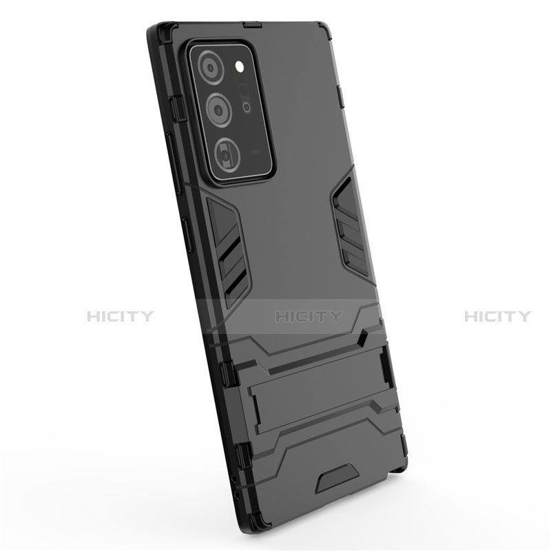Custodia Silicone e Plastica Opaca Cover con Supporto N02 per Samsung Galaxy Note 20 Ultra 5G