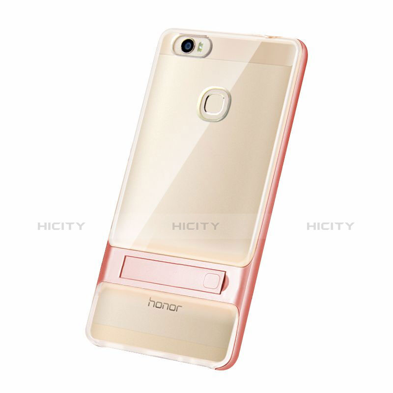 Custodia Silicone e Plastica Opaca Cover con Supporto per Huawei Honor Note 8