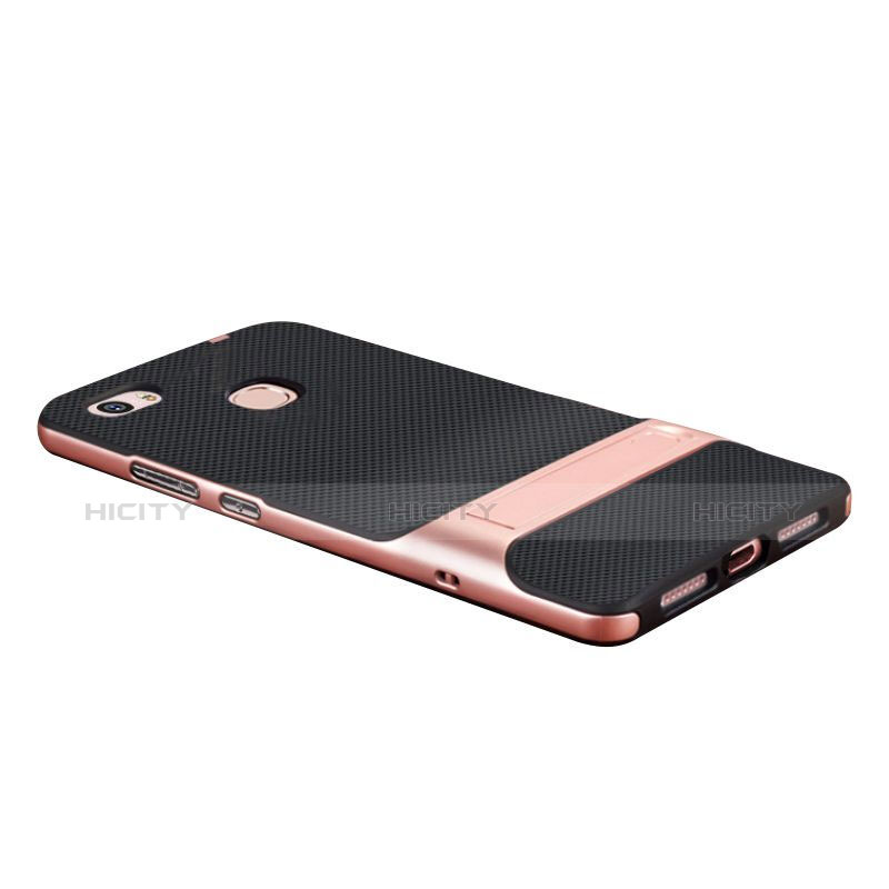 Custodia Silicone e Plastica Opaca Cover con Supporto per Huawei Honor Note 8