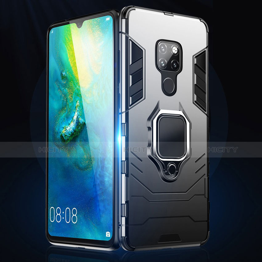 Custodia Silicone e Plastica Opaca Cover con Supporto per Huawei Mate 20