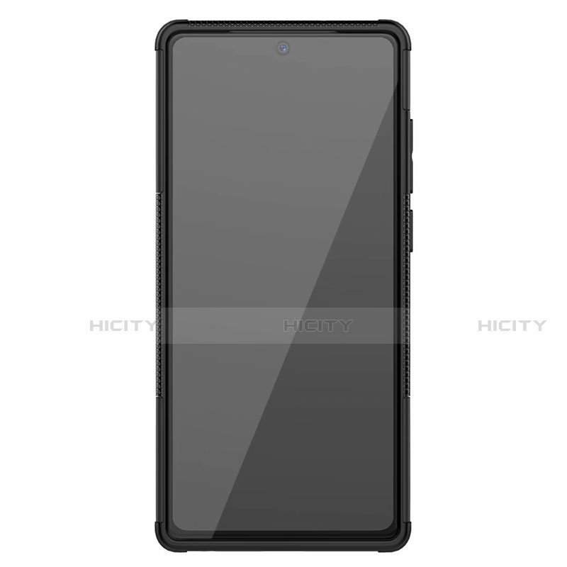 Custodia Silicone e Plastica Opaca Cover con Supporto per Samsung Galaxy Note 20 Ultra 5G