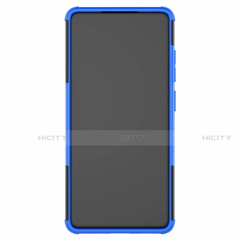 Custodia Silicone e Plastica Opaca Cover con Supporto per Samsung Galaxy S20 Lite 5G
