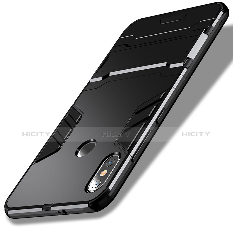 Custodia Silicone e Plastica Opaca Cover con Supporto per Xiaomi Redmi Note 5 AI Dual Camera